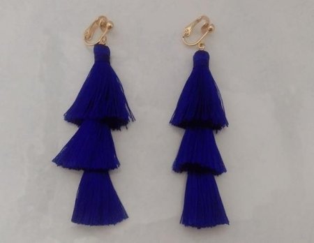 Royal blue drop deals earrings